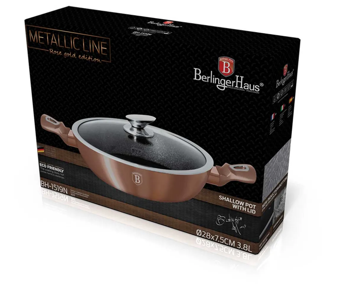GARNEK TYTANOWY BERLINGER HAUS 28cm BH-1519 ROSE GOLD