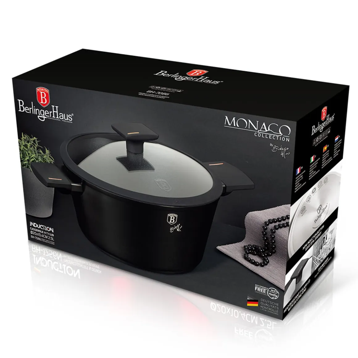 GARNEK TYTANOWY 20cm BERLINGER HAUS BH-7086 MONACO