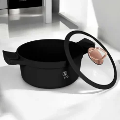 GARNEK TYTANOWY 24cm BERLINGER HAUS BH-1457 BLACK ROSE