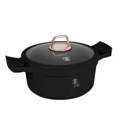 GARNEK TYTANOWY 24cm BERLINGER HAUS BH-1457 BLACK ROSE