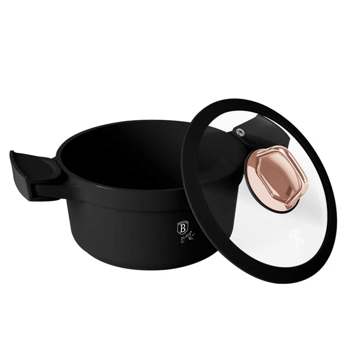 GARNEK TYTANOWY 20cm BERLINGER HAUS BH-1456 BLACK ROSE