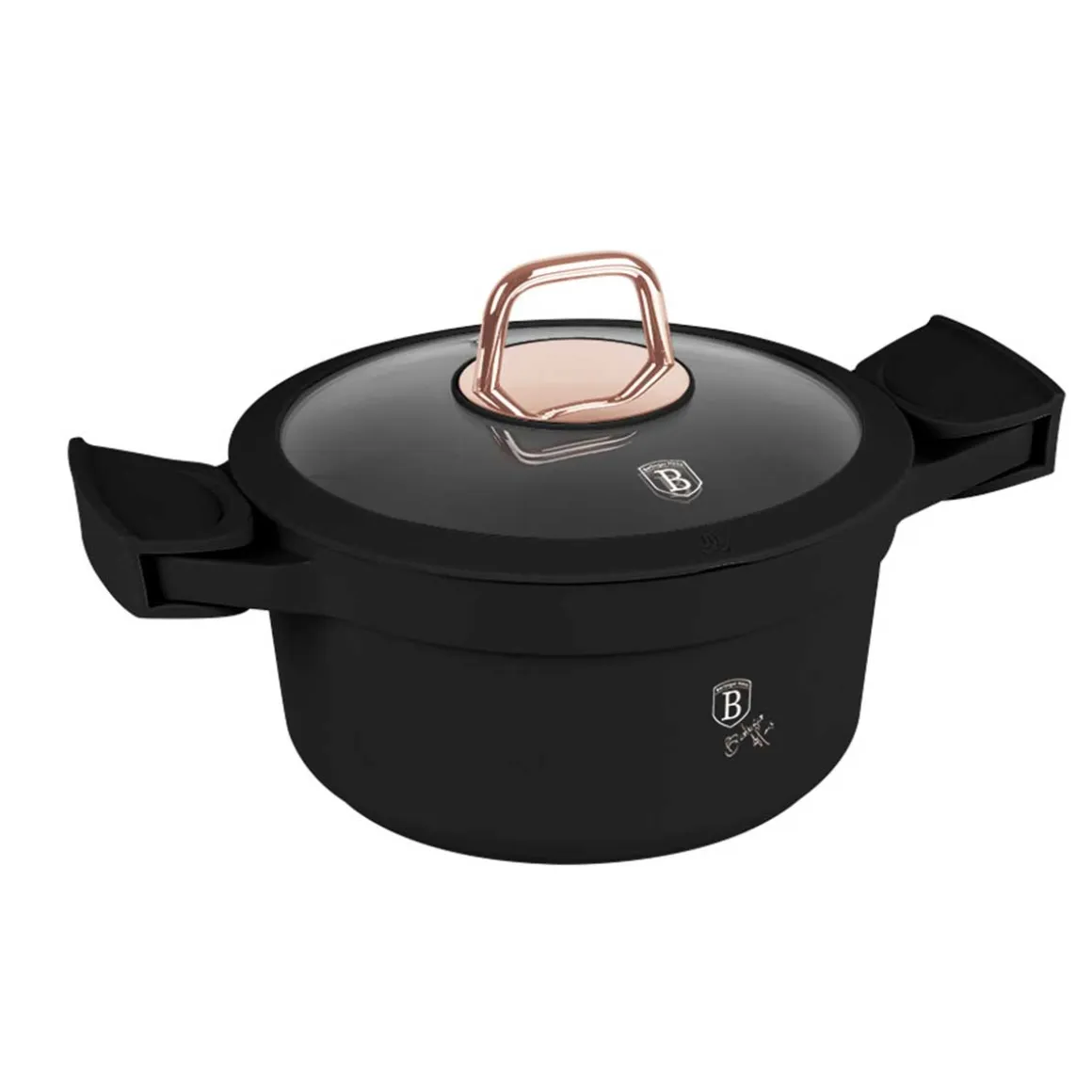 GARNEK TYTANOWY 20cm BERLINGER HAUS BH-1456 BLACK ROSE