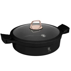 GARNEK TYTANOWY 28cm BERLINGER HAUS BH-1455 BLACK ROSE