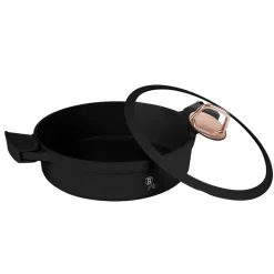 GARNEK TYTANOWY 28cm BERLINGER HAUS BH-1455 BLACK ROSE