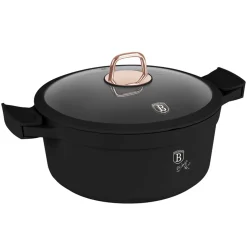 GARNEK TYTANOWY 28cm BERLINGER HAUS BH-7784 BLACK ROSE