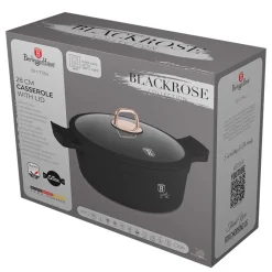 GARNEK TYTANOWY 28cm BERLINGER HAUS BH-7784 BLACK ROSE