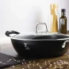 GARNEK TYTANOWY 28cm BERLINGERHAUS BH-6125 BLACK PROFESSIONAL