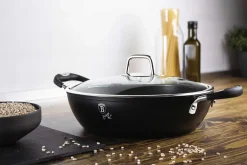 GARNEK TYTANOWY 28cm BERLINGERHAUS BH-6125 BLACK PROFESSIONAL