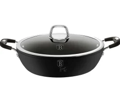 GARNEK TYTANOWY 28cm BERLINGERHAUS BH-6125 BLACK PROFESSIONAL