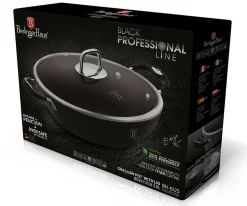 GARNEK TYTANOWY 28cm BERLINGERHAUS BH-6125 BLACK PROFESSIONAL