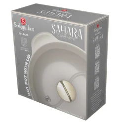 GARNEK TYTANOWY HOT POT Z POKRYWĄ 30cm BERLINGER HAUS BH-8628 SAHARA