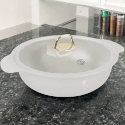 GARNEK TYTANOWY HOT POT Z POKRYWĄ 30cm BERLINGER HAUS BH-8628 SAHARA