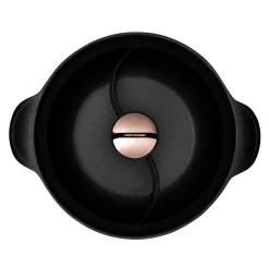 GARNEK TYTANOWY HOT POT Z POKRYWĄ 30cm BERLINGER HAUS BH-8627 BLACK ROSE