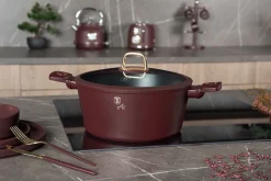 GARNEK TYTANOWY Z POKRYWĄ 30cm BERLINGER HAUS BH-8043 LEONARDO