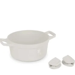 GARNEK TYTANOWY Z POKRYWĄ 24cm BERLINGER HAUS BH-7787 SAHARA