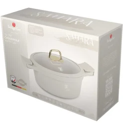 GARNEK TYTANOWY Z POKRYWĄ 24cm BERLINGER HAUS BH-7787 SAHARA