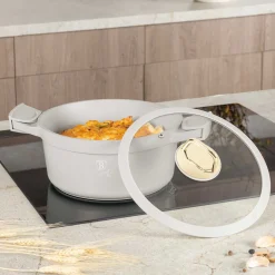 GARNEK TYTANOWY Z POKRYWĄ 24cm BERLINGER HAUS BH-7787 SAHARA