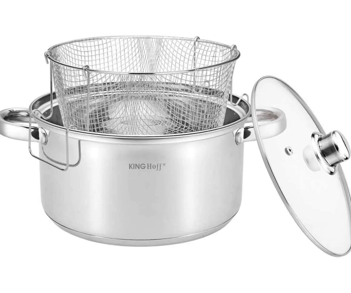 GARNEK Z KOSZEM DO SMAŻENIA KINGHOFF KH-1630 5,5L