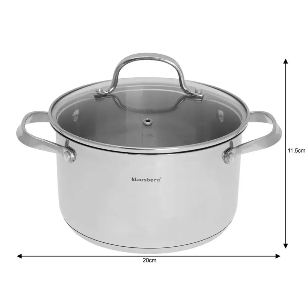 GARNEK Z POKRYWĄ 20cm KLAUSBERG KB-7213 3,3L
