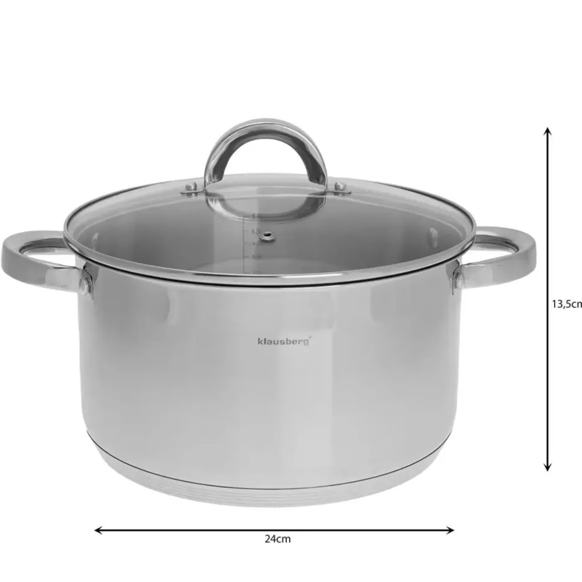 GARNEK Z POKRYWĄ 24cm KLAUSBERG KB-7126 6L