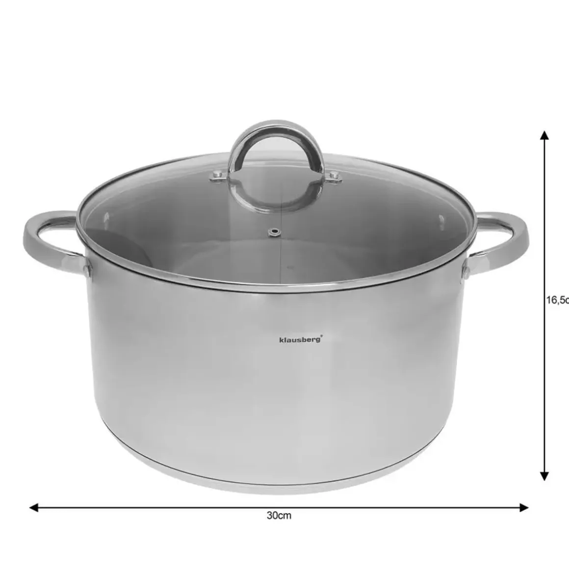 GARNEK Z POKRYWĄ 30cm KLAUSBERG KB-7129 11,5L