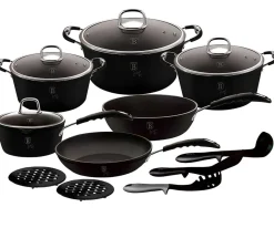 GARNKI TYTANOWE BERLINGERHAUS BH-6129 BLACK PROFESSIONAL