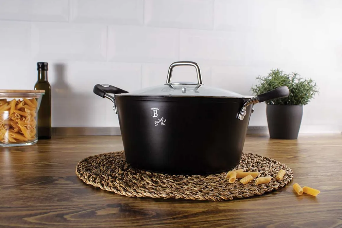 GARNKI TYTANOWE BERLINGERHAUS BH-6129 BLACK PROFESSIONAL