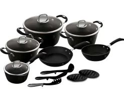 GARNKI TYTANOWE BERLINGERHAUS BH-6129 BLACK PROFESSIONAL