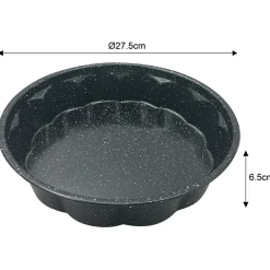 GRANITOWA FORMA BLACHA DO PIECZENIA CIAST 27,5cm KLAUSBERG KB-7838