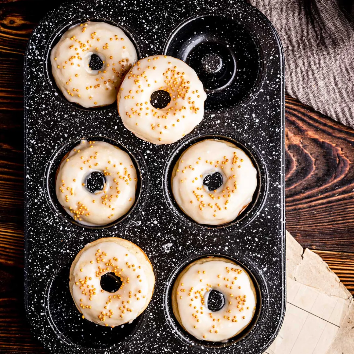 GRANITOWA FORMA DO PIECZENIA 6 PĄCZKÓW DONUT KLAUSBERG KB-7840
