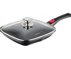GRILLOWA PATELNIA GRANITOWA 28cm KINGHOFF KH-1511 ODPINANY UCHWYT