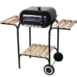 GRILL WĘGLOWY NA KÓŁKACH Z PÓŁKAMI KINGHOFF KH-2034