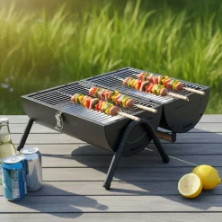 GRILL WĘGLOWY PRZENOŚNY SKŁADANY KINGHOFF KH-2032