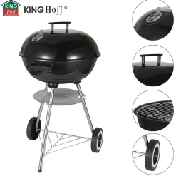 GRILL WĘGLOWY Z POKRYWĄ 41cm KINGHOFF KH-2033