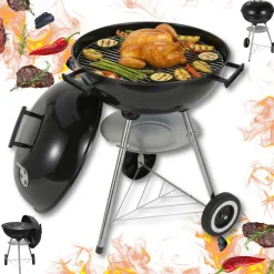 GRILL WĘGLOWY Z POKRYWĄ 41cm KINGHOFF KH-2033