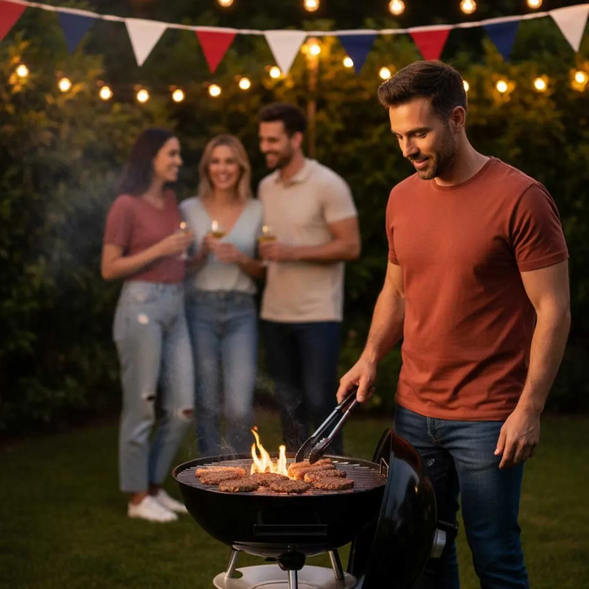 GRILL WĘGLOWY Z POKRYWĄ 41cm KINGHOFF KH-2033