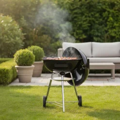GRILL WĘGLOWY Z POKRYWĄ 41cm KINGHOFF KH-2033