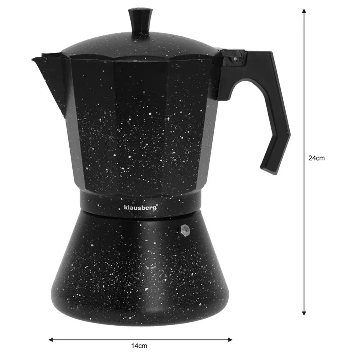 KAWIARKA KAFETIERKA ZAPARZACZ DO KAWY KLAUSBERG 450ml KB-7160