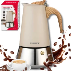 KAWIARKA ZAPARZACZ DO KAWY 300ml KLAUSBERG KB-7995 INDUKCJA