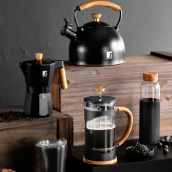 KAWIARKA ZAPARZACZ DO KAWY 300ml BERGNER BG-38239 CHARCOAL INDUKCJA
