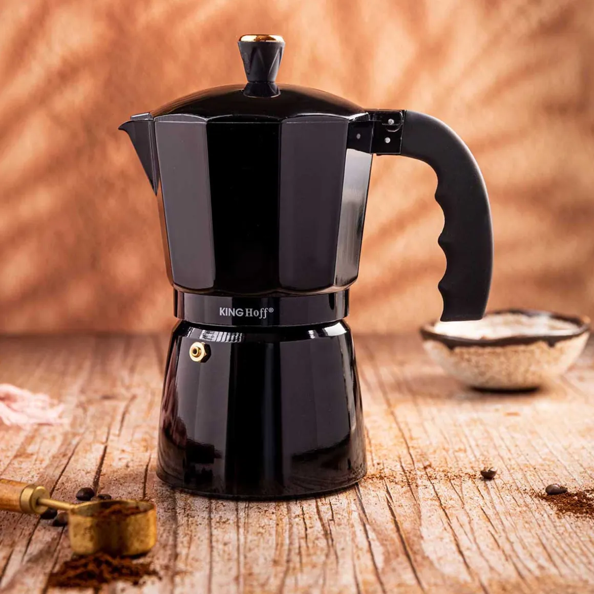 KAWIARKA ZAPARZACZ DO KAWY 450ml KINGHOFF KH-1884 INDUKCJA