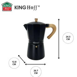 KAWIARKA ZAPARZACZ DO KAWY 600ml KINGHOFF KH-1888 INDUKCJA
