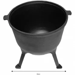 KOCIOŁEK GARNEK MYŚLIWSKI ŻELIWNY 10L KINGHOFF KH-2233
