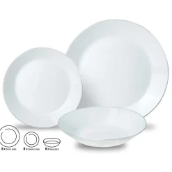 KOMPLET OBIADOWY OPAL DLA 6 OSÓB 18 ELEM. KINGHOFF KH-1877