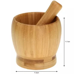 KUCHENNY MOŹDZIERZ BAMBUSOWY 11cm KINGHOFF KH-1617
