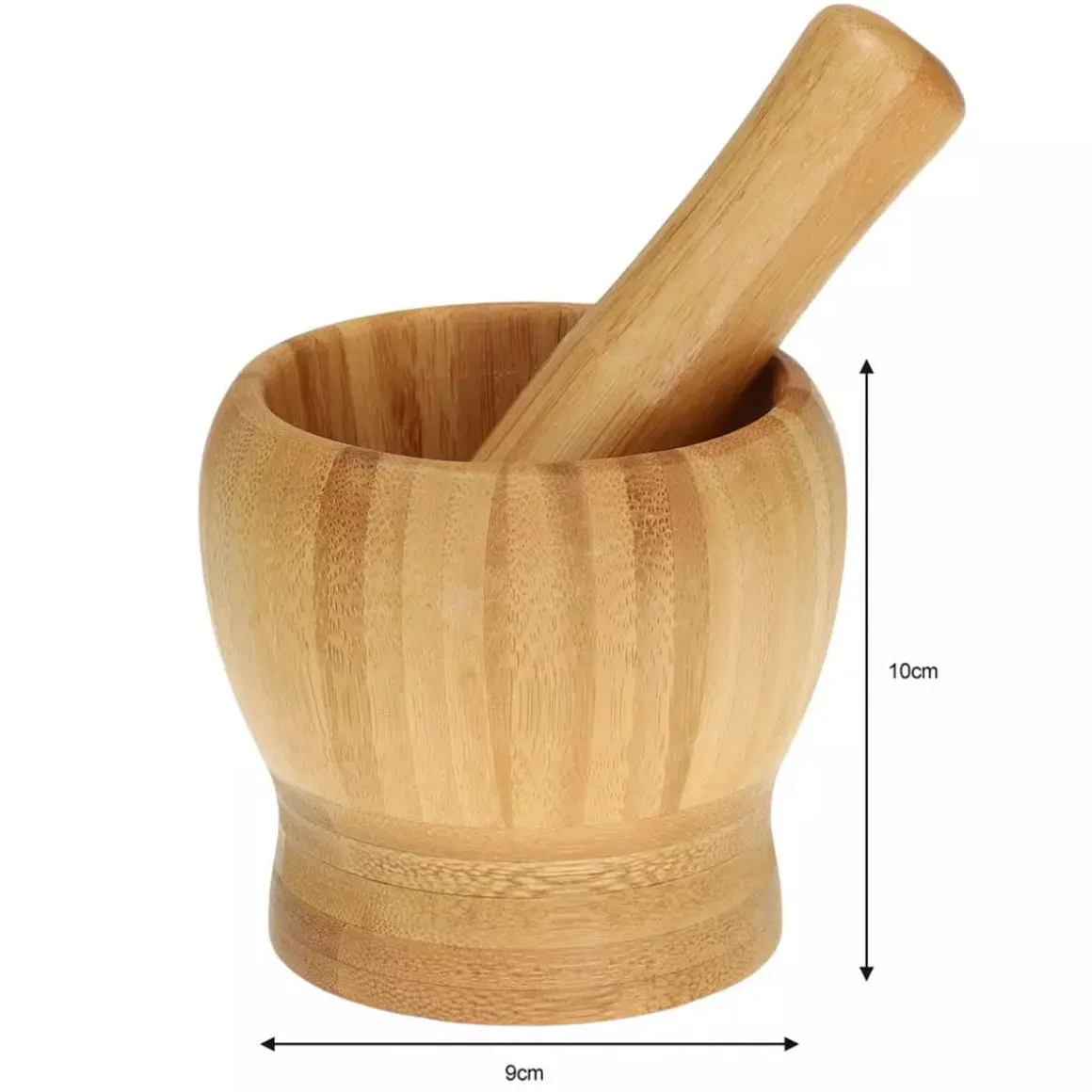 KUCHENNY MOŹDZIERZ BAMBUSOWY 9cm KINGHOFF KH-1616