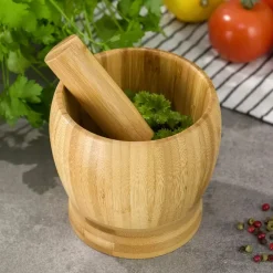 KUCHENNY MOŹDZIERZ BAMBUSOWY 9cm KINGHOFF KH-1616