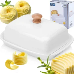 MASELNICZKA MASELNICA CERAMICZNA BIAŁA 139678