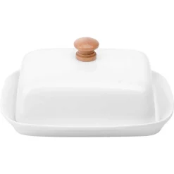 MASELNICZKA MASELNICA CERAMICZNA BIAŁA 139678