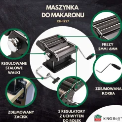 MASZYNKA DO MAKARONU CIASTA KINGHOFF KH-1927